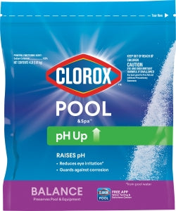 Clorox pH Up, Granular, White, 4 lb