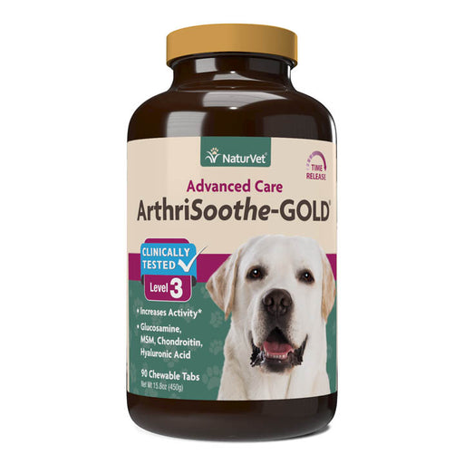 NaturVet ArthriSoothe-GOLD® Advanced Care Chewable Tablets for Dogs