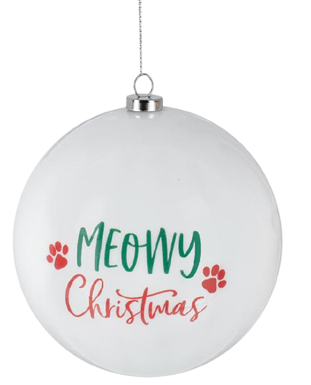 4" Meowy Christmas Ornament
