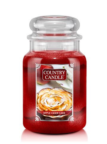 Country Candle by Kringle, Apple Cider Cake, 2-wick Jars