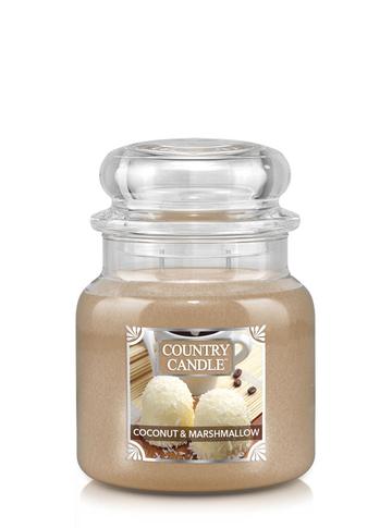 Country Candle by Kringle, Coconut & Marshmallow, 2-wick Jars