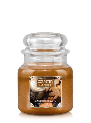 Country Candle by Kringle, Gingerbread Latte, 2-wick Jars