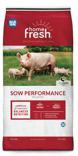 Blue Seal Home Fresh Sow Performance Pig Feed, 50 lbs
