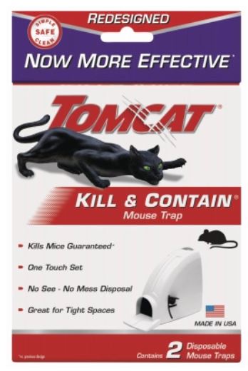 Tomcat Kill & Contain Mouse Trap, 2pk