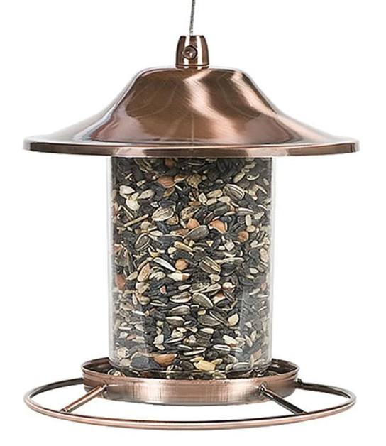 Panorama Wild Bird Feeder - Copper Finish