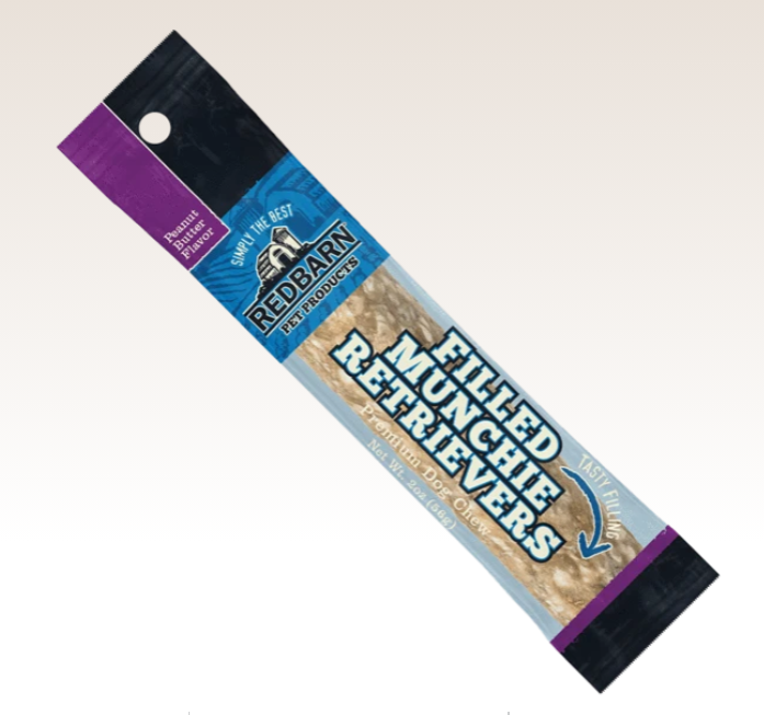 Redbarn Naturals Filled Munchie Retriever Peanut Butter Flavor