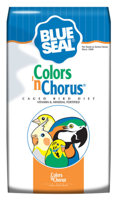 Blue Seal Colors n' Chorus Parrot Diet Bird Food, 4 Lbs.