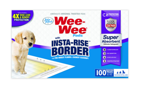 Wee-Wee® Pads with Insta-Rise® Border