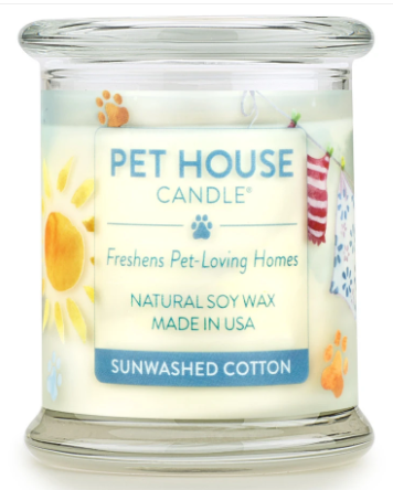 Pet House Candle, Sunwashed Cotton
