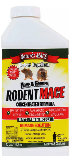 Nature's Mace Rodent Mace Concentrate, 40oz bottle (16,800 sq ft)