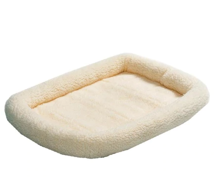 Quiet Time Pet Bed, White, 2 Sizes Available