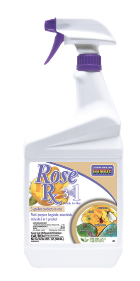 Bonide Rose Rx 3-In-1 Ready-to-Use Spray, 32oz