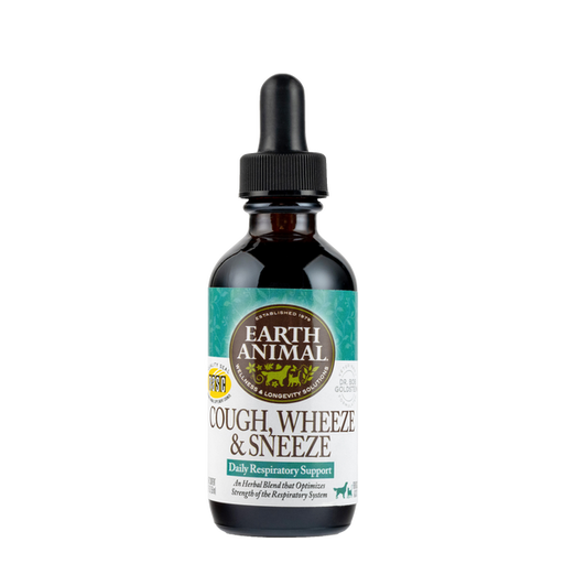 Earth Animal Natural Remedies Cough, Wheeze & Sneeze, 2oz