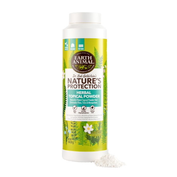 Earth Animal Nature's Protection™ Flea & Tick Herbal Topical Powder, 8oz