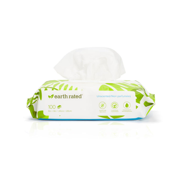 Earth Rated Compostable Dog Grooming Wipes