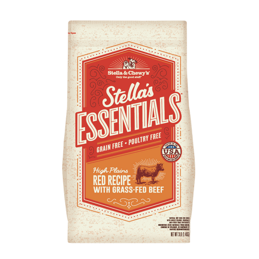 Stella & Chewy's Stella's Essentials Grain Free High Plains Red Recipe with Grass Fed Beef Dry Dog Food