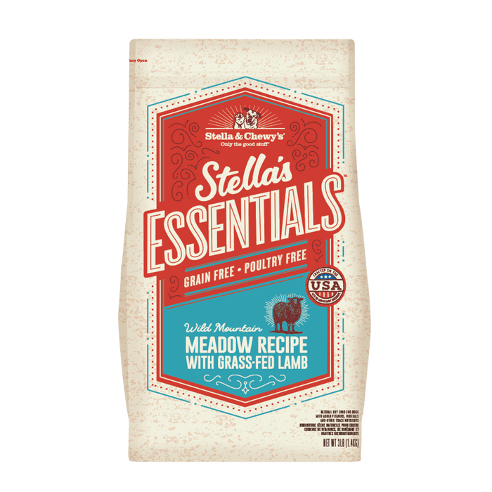 Stella & Chewy's Stella's Essentials Grain Free Wild Mountain Meadow Recipe with Grass Fed Lamb Dry Dog Food