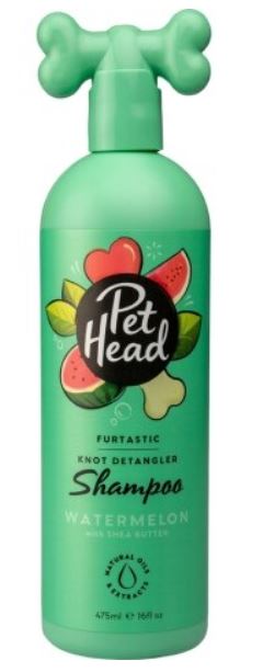 Pet Head Furtastic Knot Detangler Shampoo, Watermelon, 16oz