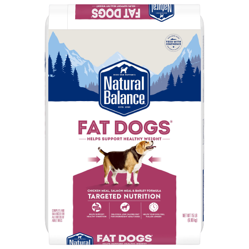Natural Balance Targeted Nutrition Fat Dogs Low Calorie Dry Dog Food