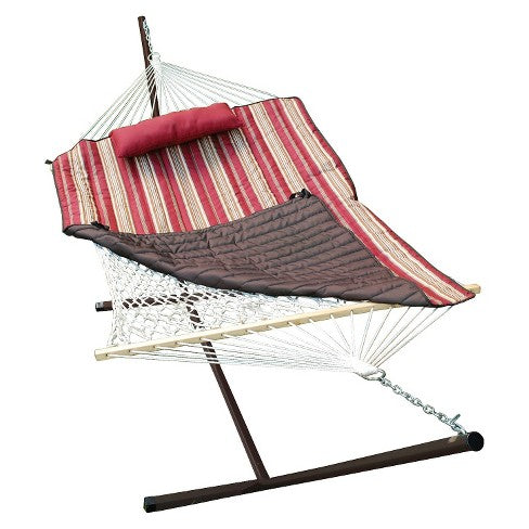Hammock with Stand - Burnt Red