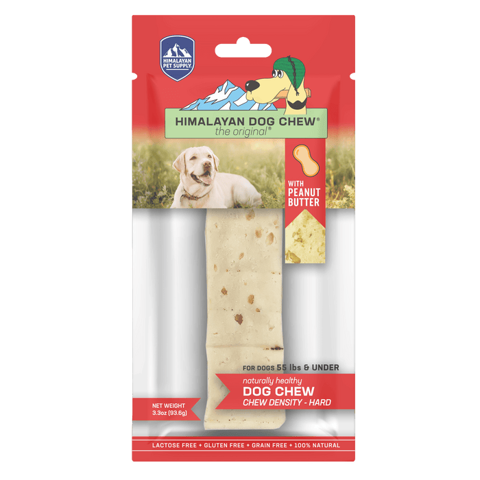 Himalayan Dog Chew Peanut Butter, Large - for Dogs up to 55lbs, 5.3oz
