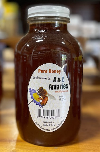 A&Z Apiaries Honey, 5lb jar