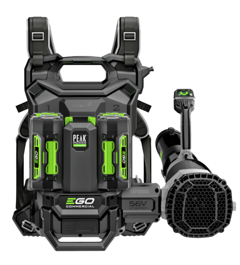 Ego Commercial Backpack Blower Kit 800 CFM with 2x 10Ah Battery and 560W Charger