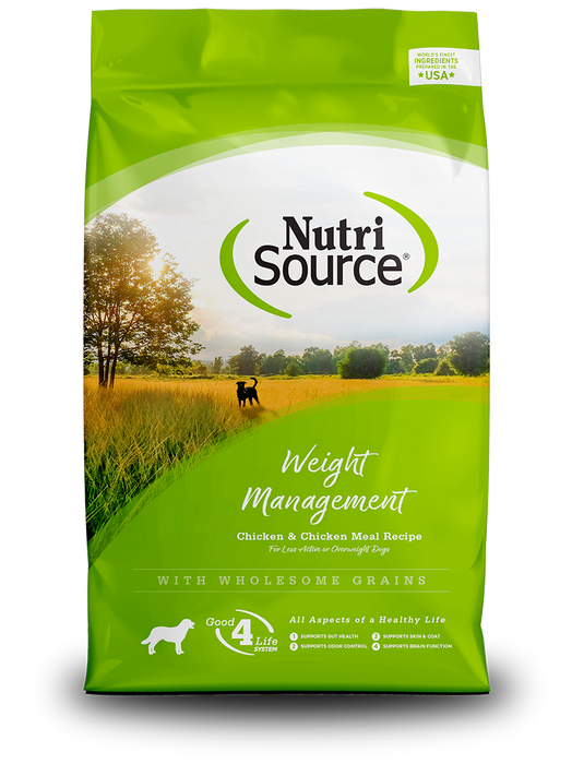 NutriSource Weight Management Recipe Healthy Weight Dry Dog Food