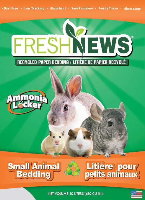 Fresh News Recycled Paper Small Animal Bedding