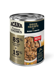 ACANA Premium Chunks, Duck Recipe in Bone Broth Canned Dog Food