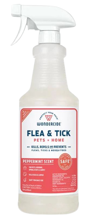 Wondercide Flea & Tick Spray for Pets + Home with Natural Essential Oils, 16oz