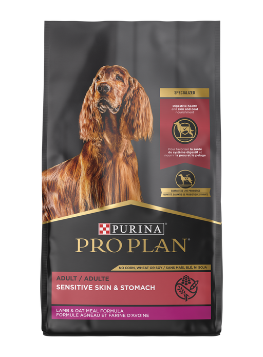 Purina Pro Plan Sensitive Skin & Stomach Formula Lamb & Oat Meal Formula Dry Dog Food