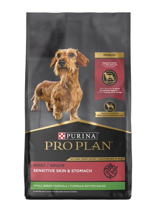 Purina Pro Plan Adult Sensitive Skin & Stomach Small Breed Salmon & Rice Formula Dry Dog Food