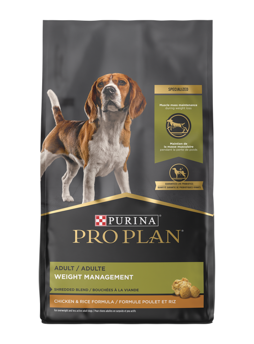 Purina Pro Plan Adult Shredded Blend Weight Management Formula Dry Dog Food