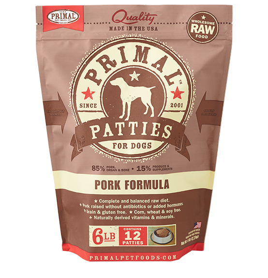 Primal Raw Frozen Canine Pork Formula