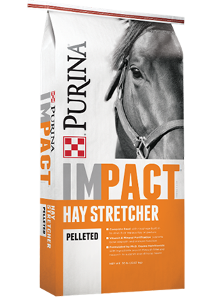 Purina® Impact® Hay Stretcher Horse Feed (Small Pellet)