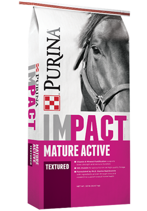 Purina® Impact® Mature Active 10-6 Textured Horse Feed