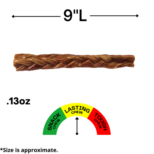 Redbarn Naturals Braided Stick - Large, 9"