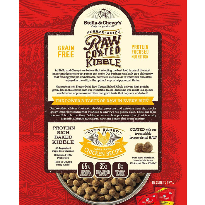 Stella & Chewy's Cage-Free Chicken Raw Coated Dog Kibble