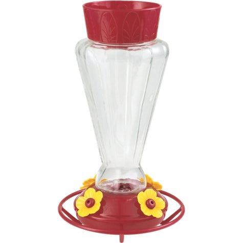 Stokes Royal Glass Hummingbird Feeder