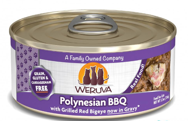 Weruva Polynesian BBQ With Grilled Red Big Eye Canned Cat Food