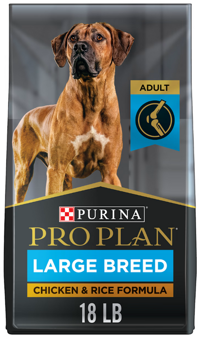 Purina Pro Plan Adult Large Breed Chicken & Rice 18lbs