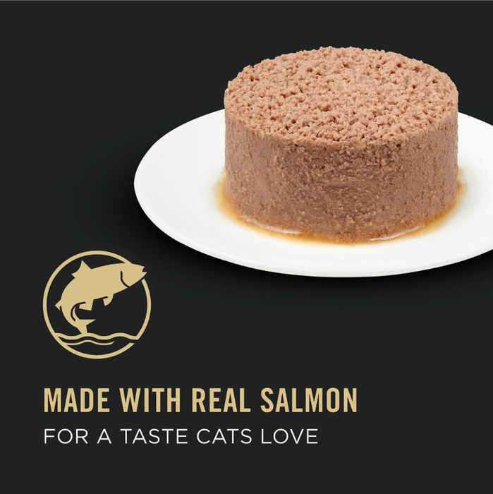 Purina Pro Plan Hairball Control Salmon Entree Pate Cat Food 3oz