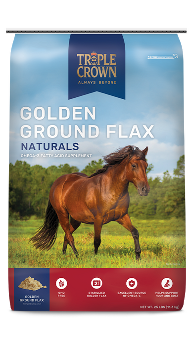 Triple Crown Naturals Golden Ground Flax, 25lbs