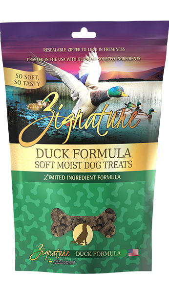 Zignature® Duck Formula Soft Moist Dog Treats, 4oz