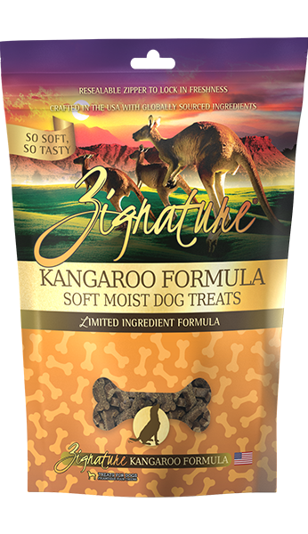 Zignature® Kangaroo Formula Soft Moist Dog Treats, 4oz