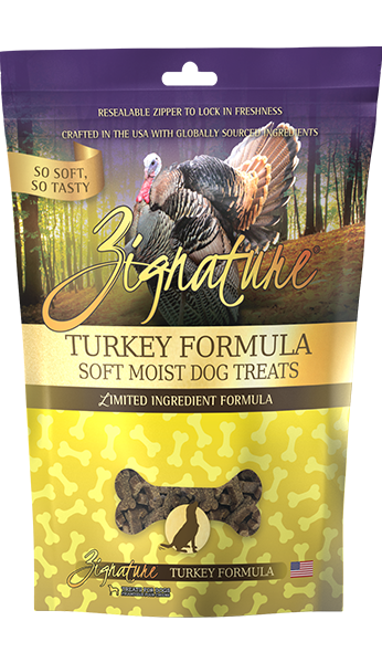 Zignature® Turkey Formula Soft Moist Dog Treats, 4oz