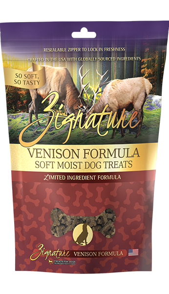 Zignature® Venison Formula Soft Moist Dog Treats, 4oz