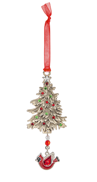 Cardinal Christmas Tree Ornament, 4.25"