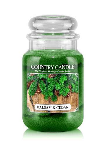 Country Candle by Kringle, Balsam & Cedar, 2-wick Jars